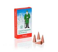 Original Crottendorfer Räucherkerzen 1013 Lot de 24 cônes d'encens Anti-Tabac Senteur Pomme-Cannelle Taille M