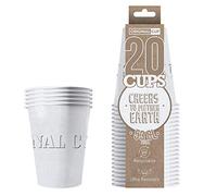 Original Cup - 20 x Gobelets Américains en Carton 53 Cl - Soirée Beer Pong - Blanc
