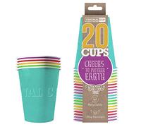 20 Gobelets Américains Carton Recyclable Summer 53 Cl Multicolore