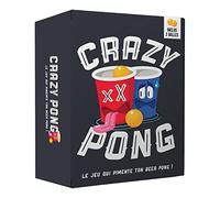 Original Cup Crazy Pong® | Pimente Ton Beer Pong | La Variante Action ou Vérité | 150 Gages | 2 Balles | Meilleure Idée Cadeau 2021 | Jeu à Boire | Beer Pong Kit | Apéro | Soirée | EVG | 100% Fun