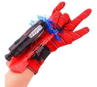 Original Cup® - Gant Spider Lance Toiles d'Araignée pour Enfants et Adultes - Lanceur de Fléchettes avec Ventouses - Déguisement de Super Héros Comics - Costume Cosplay pour Halloween