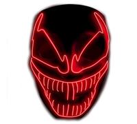 Original Cup | Masque Lumière Led Hard | Qualité Premium | Plastique Rigide | 3 Modes de Clignotements | Masque Néon | Halloween