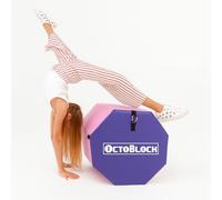 Original Cup OctoBlock Bloc Octogonal de Gymnastique Rose & Violet | pour Enfants et Adultes dès 120 cm | Mousse EPE & Revêtement PU | Idéal pour Exercices Gym, Motricité & Coordination | Aerobik