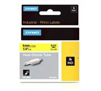 Dymo Schrumpfschlauch 18052 noir auf jaune 6mm x 1,5m