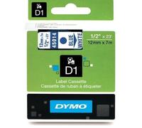 DYMO 45014 Ruban Bleu sur blanc Original S0720540