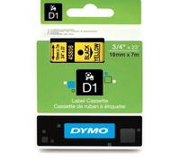 Dymo 45808 (S0720880) - (19 mm) - Noir sur jaune - Ruban