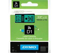 Dymo 45809 (S0720890) - (19 mm) - Noir sur vert - Ruban