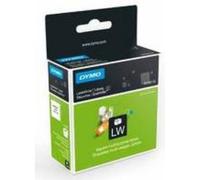 Dymo S0929120 - (25 mm x 25 mm) - Noir sur blanc - Étiquette