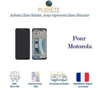 Relife Bloc complet Motorola G32 5G – Écran LCD, vitre tactile et châssis – Noir
