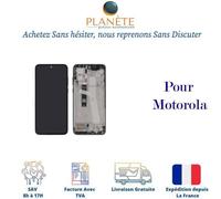 Relife Bloc complet Motorola G84 5G Écran LCD, vitre tactile et châssis Noir