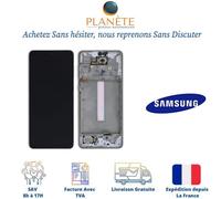 Original Ecran LCD Complet Blanc Sur Châssis Pour Samsung Galaxy A33 5G (A336B)