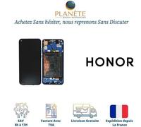 Original Ecran Complet LCD & Vitre tactile Phantom Blue Sur Châssis et Batterie Pour Honor View 20 02352JKQ Blue G