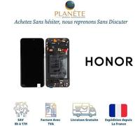 Original Ecran LCD Complet Noir Sur Châssis et Batterie Honor 9X Lite