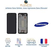 Original Ecran LCD Complet Noir Sur Châssis Pour Samsung Galaxy A34 5G (A346B)