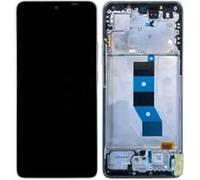 Original Ecran LCD et Vitre Tactile avec Châssis Argent pour Poco M7 Pro 5G 5600070O17P00