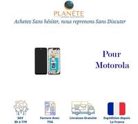 Original Ecran LCD et Vitre Tactile Avec Chassis Noir pour Motorola Moto E32