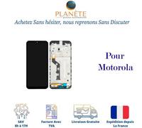 Original Ecran LCD & Vitre tactile Noir Assemblés Sur Châssis Pour E7 Plus
