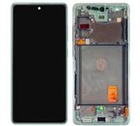 Original Ecran LCD et Vitre Tactile Cloud Mint avec Châssis pour Samsung Galaxy S20 FE 5G G781/Galaxy S20 FE 4G G780 GH82-24214D GH82-24215D GH82-24219D GH82-24220D mint