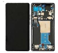 Motorola Écran LCD et vitre tactile original pour Edge 40 Pro – Noir Interstellaire