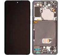 Original Ecran LCD et Vitre Tactile Phantom Gray avec Châssis pour Galaxy S21 5G G991 GH82-24544A GH82-24545A GH82-27255A GH82-27256A gris G