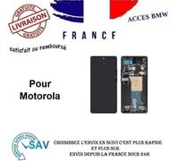 Motorola Bloc complet écran LCD G84 5G – Vitre tactile + châssis Relife – Noir