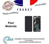 Motorola Bloc complet écran G84 5G – Écran LCD, vitre tactile et châssis Relife Noir