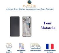 Original Ecran Lcd Et Vitre Tactile Gris pour Motorola Edge 20 5D68C19192