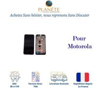 Original Ecran LCD & Vitre tactile Gris Assemblés Sur Châssis Pour Motorola G50