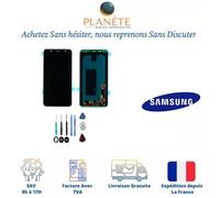 Original Ecran Noir Assemblés Sans Châssis Pour Samsung Galaxy A6+ 2018 A605F
