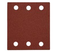 Original Einhell Kit de 12 feuilles de papier abrasif 102 x 114 mm (pour ponceuse vibrante, 12 x papier abrasif, 102 x 114 mm, 2 de chaque grain 40, 60, 80, 120, 180, 240, attaches autoagrippantes)