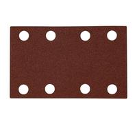 Original Einhell Kit de 12 feuilles de papier abrasif 132 x 80 mm (pour ponceuse vibrante, 12 x papier abrasif, 132 x 80 mm, 2 de chaque grain 40, 60, 80, 120, 180, 240, attaches autoagrippantes)