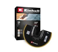Original Einhell lame de scie plongeante bi-métal avec revêtement titane Ø 100 mm (finition PTFE, denture métallique, fonction de changement rapide, convient pour les outils multifonctions)
