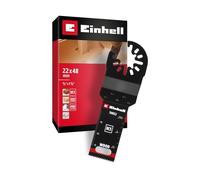 Original Einhell lame de scie plongeante en acier carbone pour le bois (finition PTFE, denture bois, profondeur 48 mm, échelle mm/pouces, changement rapide)