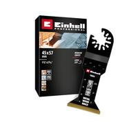 Original Einhell lame de scie plongeante en bi-métal avec revêtement titane (largeur 45 mm, profondeur 57 mm, finition PTFE, denture métal, changement rapide)