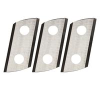 Original Einhell Lames de rechange pour broyeur de végétaux (accessoires et pièces détachées pour le broyeur de végétaux sans fil REDAXXO 36/25 Einhell, 3 lames réversibles en acier spécial)