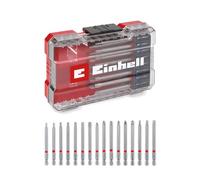 Original Einhell M-CASE Set de 16 embouts (pour visseuses sans fil et perceuses avec embouts de 90 mm en acier sablé S2 et tige E 6.3, boîte de rangement incluse)