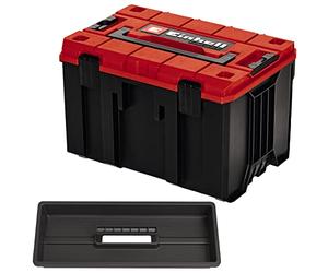 Original Einhell Mallette de rangement E-Case M | E-Case System | max. 90 kg | 44 x 33 x 29 cm | mallette pour accessoires et outils | empilable | extensible