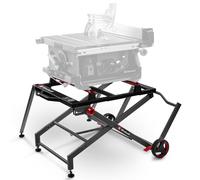Original Einhell Support pour scies E-Stand TSS (support pour scies circulaires sur table, repliable, poignée, roulettes, structure en acier solide, bonne stabilité)