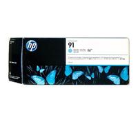 Original Encre HP DesignJet Z6100 / C9470A N° 91 Light CYAN NK Cartouche