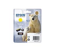 Original Epson 26 T2614 jaune ours polaire XP-510 XP-520 XP-600 XP-605 610 61...