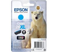 Original Epson 26XL cyan XP-510 XP-520 XP-600 XP-605 XP-610 EMBALLAGE D'ORIGI...