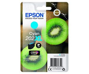 Original Epson C13T02H24020 / 202XL Cartouche d'encre cyan