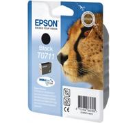 Epson T0711 Guépard Noir, Cartouche d'encre d'origine, D78 D120 DX4000 DX5000 DX6000 DX7400 DX8400 DX9400F S20 S21 SX100 SX105 SX110 SX200 SX210 SX215 SX400 SX410 SX510W SX600FW BX300F B40W BX600FW