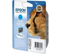 Original Epson C13T07124022 / T0712 Cartouche d'encre cyan