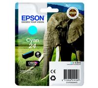Original Epson C13T24224012 / 24 Cartouche d'encre cyan