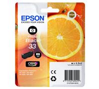 Epson 33 Photo Black Oranges, Genuine, Claria Premium Ink, Standard Capacity