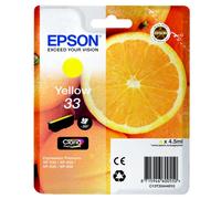 Epson 33 Yellow Oranges, Genuine, Claria Premium Ink