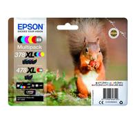 Epson Squirrel Multipack 6-colours 378XL / 478XL Claria Photo HD Ink