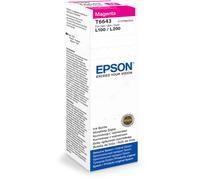 Epson Magenta 664 EcoTank, Bouteille d'encre d'origine, L300 L355 L555 ET-2500 ET-2550 ET-2600 ET-2650 ET-4500 ET-14000 ET-3600 ET-4550 ET-16500