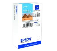 Original Epson C13T70124010 / T7012 Cartouche d'encre cyan
